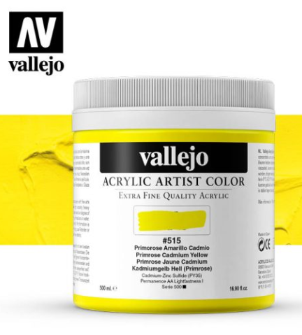 Primrose Cadmium Yellow Vallejo Acrylic Artist Color