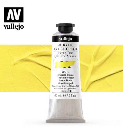 Titanium Yellow Vallejo Acrylic Artist Color
