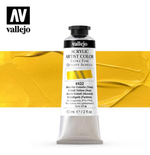 Cobalt Yellow (Hue) Vallejo Acrylic Artist Color