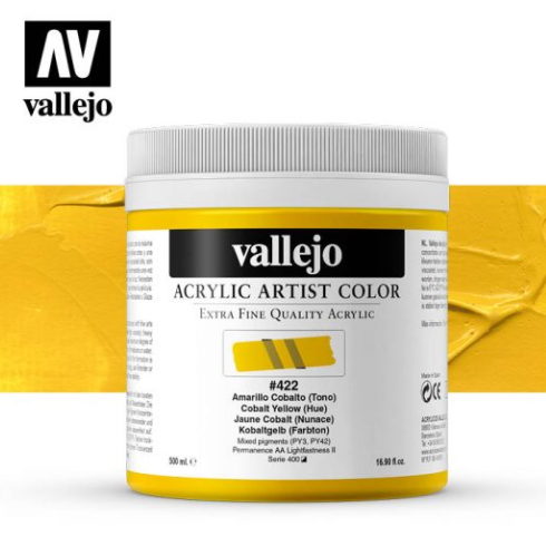 Cobalt Yellow (Hue) Vallejo Acrylic Artist Color