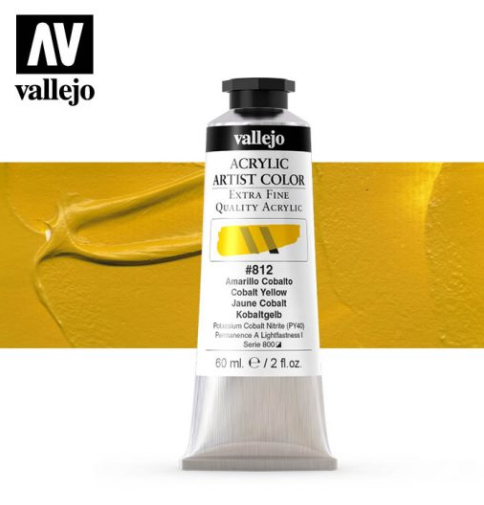Cobalt Yellow Vallejo Acrylic Artist Color