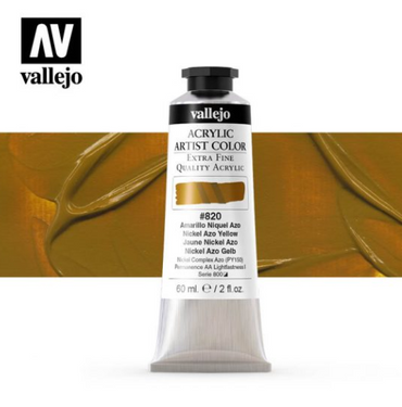 Niquel Azo Yellow Vallejo Acrylic Artist Color