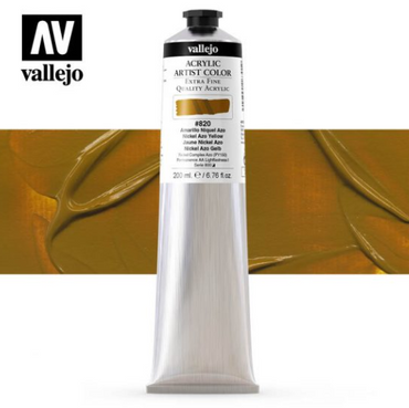 Niquel Azo Yellow Vallejo Acrylic Artist Color