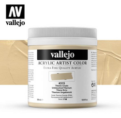 Umbleached Titanium Vallejo Acrylic Artist Color