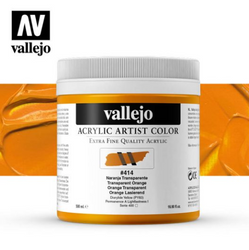 Transparent Orange Vallejo Acrylic Artist Color