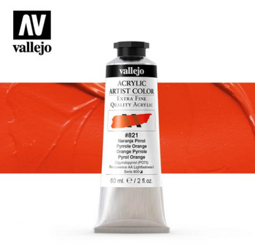 Pyrrole Orange Vallejo Acrylic Artist Color