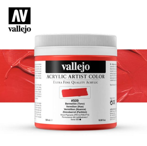 Vermilion (Hue) Vallejo Acrylic Artist Color