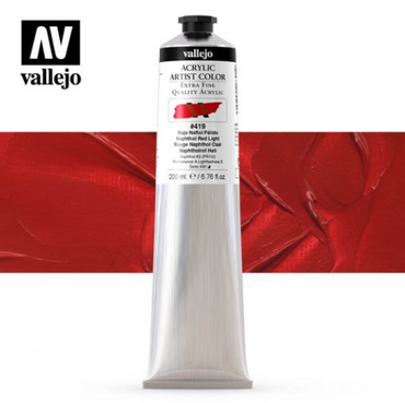 Naphthol Red Light Vallejo Acrylic Artist Color