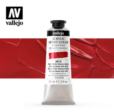 Quinacridone Pale Red Vallejo Acrylic Artist Color