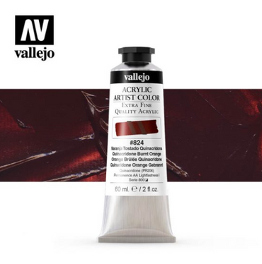 Quinacridone Burnt Orange Vallejo Acrylic Artist Color