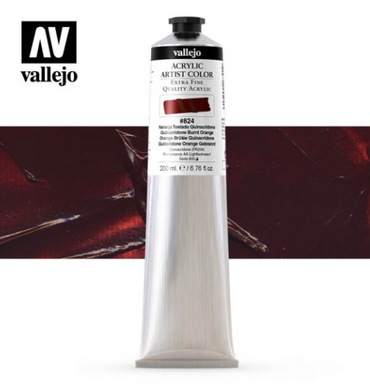Quinacridone Burnt Orange Vallejo Acrylic Artist Color