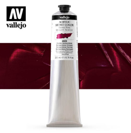 Quinacridone Crimson Vallejo Acrylic Artist Color