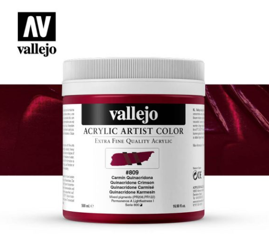 Quinacridone Crimson Vallejo Acrylic Artist Color