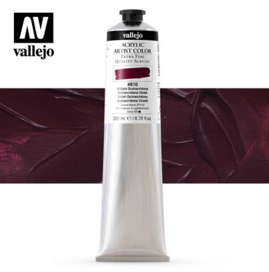 Quinacridone Violet Vallejo Acrylic Artist Color