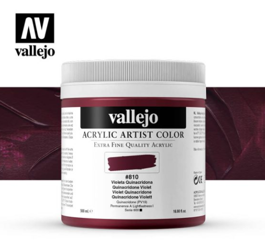 Quinacridone Violet Vallejo Acrylic Artist Color