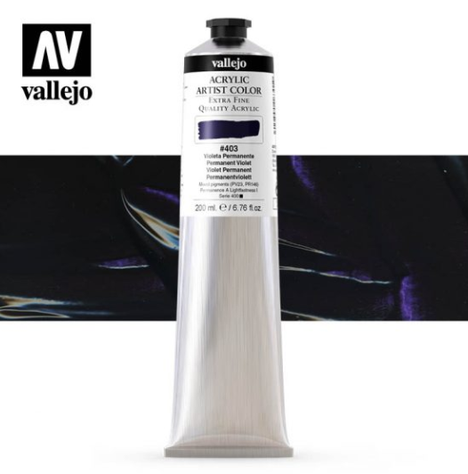 Permanent Violet Vallejo Acrylic Artist Color