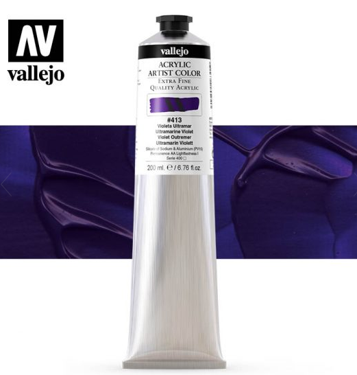 Ultramarine Violet Vallejo Acrylic Artist Color