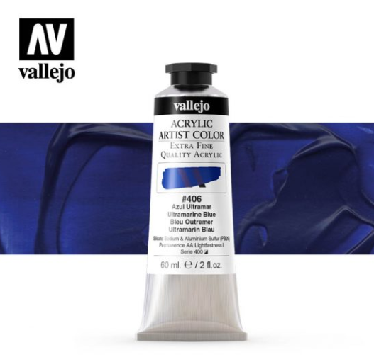 Ultramarine Blue Vallejo Acrylic Artist Color