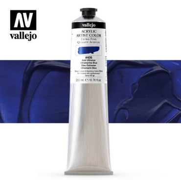 Ultramarine Blue Vallejo Acrylic Artist Color