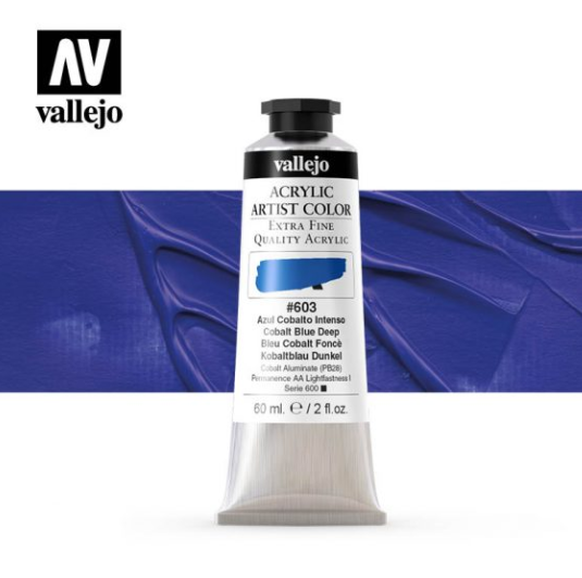 Cobalt Blue Deep Vallejo Acrylic Artist Color