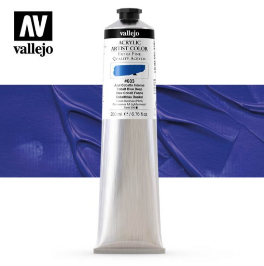 Cobalt Blue Deep Vallejo Acrylic Artist Color