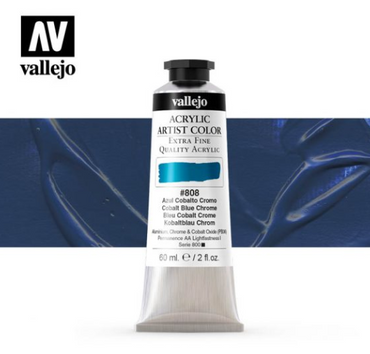 Cobalt Blue Chrome Vallejo Acrylic Artist Color