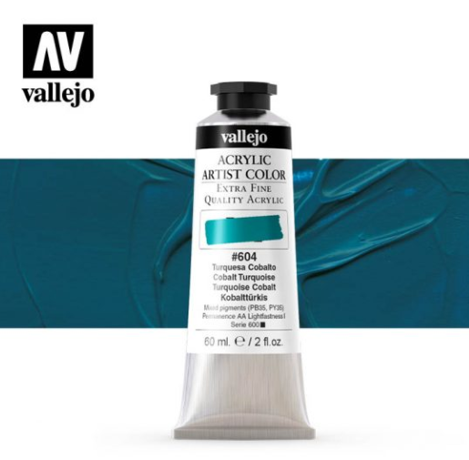 Cobalt Turquoise Vallejo Acrylic Artist Color