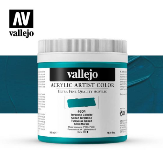 Cobalt Turquoise Vallejo Acrylic Artist Color