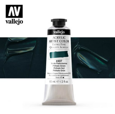 Phthalo Green Vallejo Acrylic Artist Color