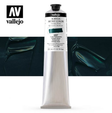 Phthalo Green Vallejo Acrylic Artist Color