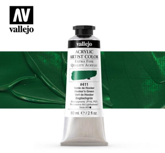 Hooker’s Green Vallejo Acrylic Artist Color