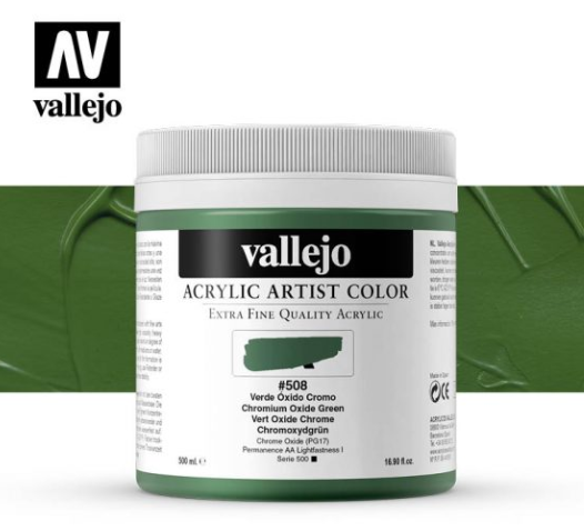 Chromium Oxide Green Vallejo Acrylic Artist Color