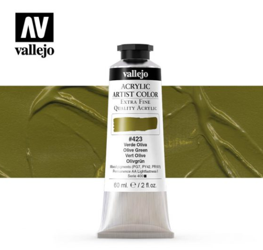 Olive Green Vallejo Acrylic Artist Color