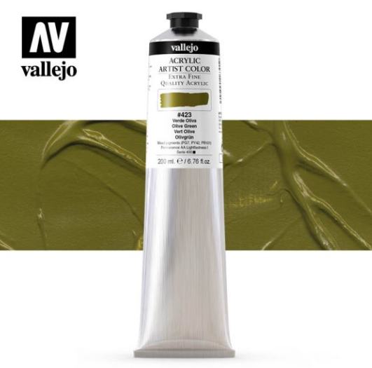 Olive Green Vallejo Acrylic Artist Color
