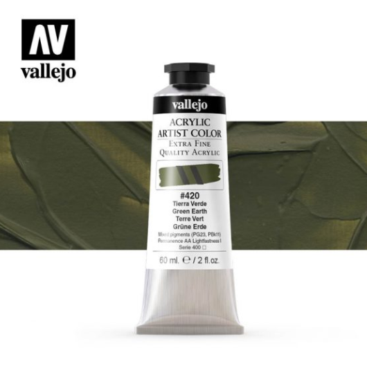 Green Earth Vallejo Acrylic Artist Color