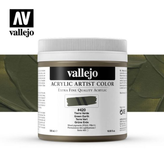 Green Earth Vallejo Acrylic Artist Color