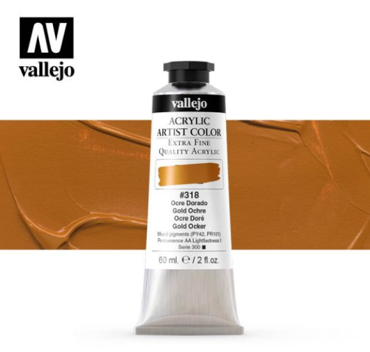 Gold Ochre Vallejo Acrylic Artist Color