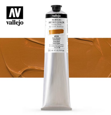 Gold Ochre Vallejo Acrylic Artist Color