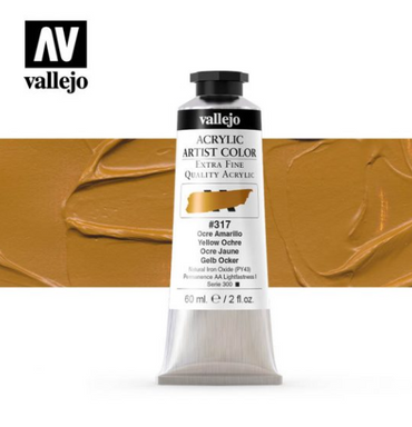 Yellow Ochre Vallejo Acrylic Artist Color