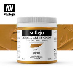Yellow Ochre Vallejo Acrylic Artist Color