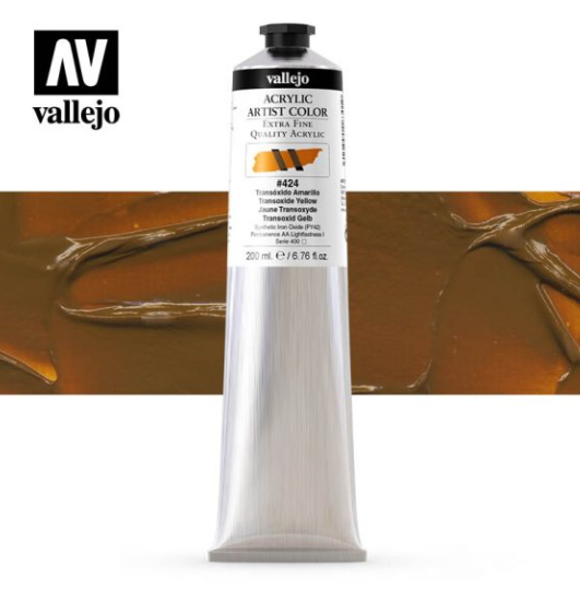 Transoxide Yellow Vallejo Acrylic Artist Color