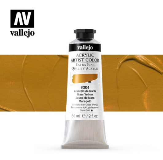 Mars Yellow Vallejo Acrylic Artist Color