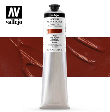 Mars Red Vallejo Acrylic Artist Color