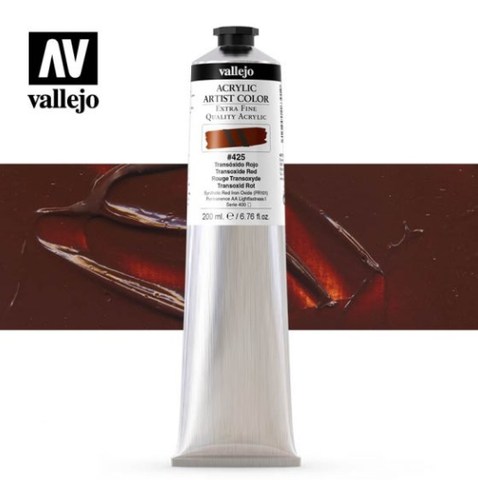 Transoxide Red Vallejo Acrylic Artist Color