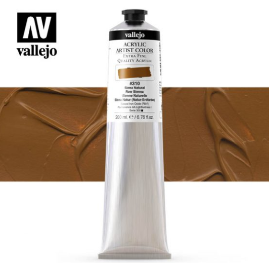 Raw Sienna Vallejo Acrylic Artist Color
