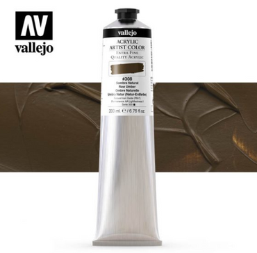 Raw Umber Vallejo Acrylic Artist Color