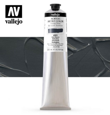 Dark Grey Vallejo Acrylic Artist Color
