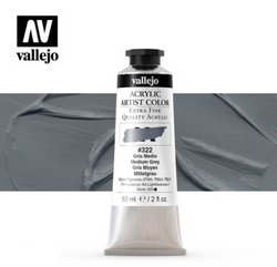 Medium Grey Vallejo Acrylic Artist Color