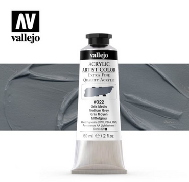 Medium Grey Vallejo Acrylic Artist Color