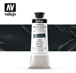 Payne’s Grey Vallejo Acrylic Artist Color